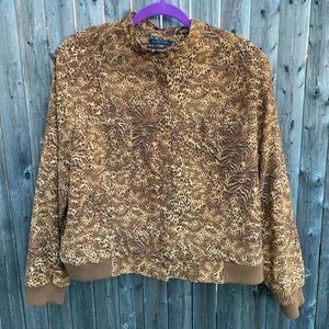 Norton McNaughton Animal Print Jacket Size 18